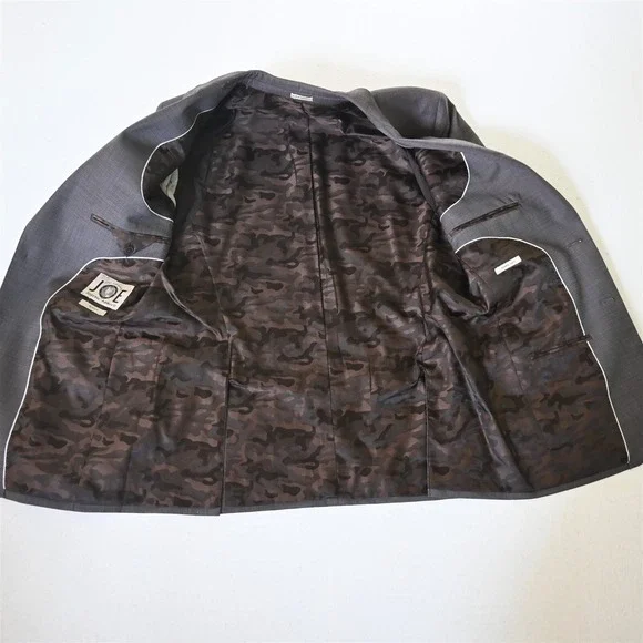 Joseph Abboud 40R‎ Brown Super 120s Wool Mens Blazer Suit Jacket Sport Coat
